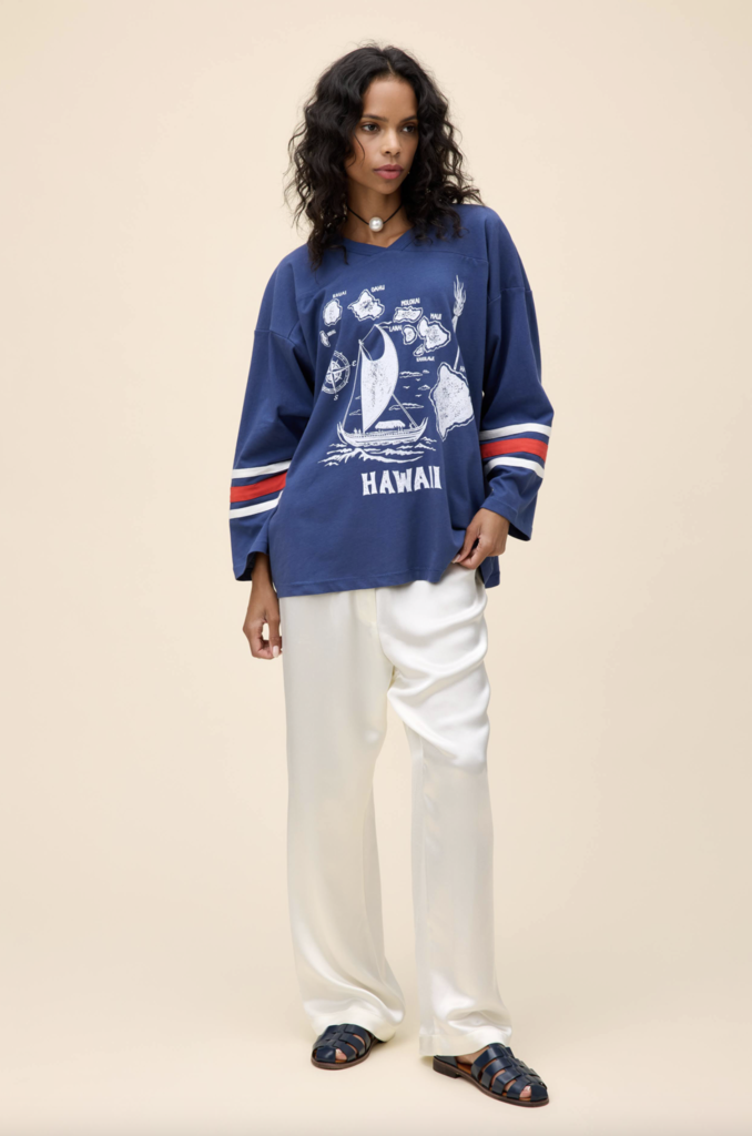 Daydreamer Hawaii Map Hockey Jersey