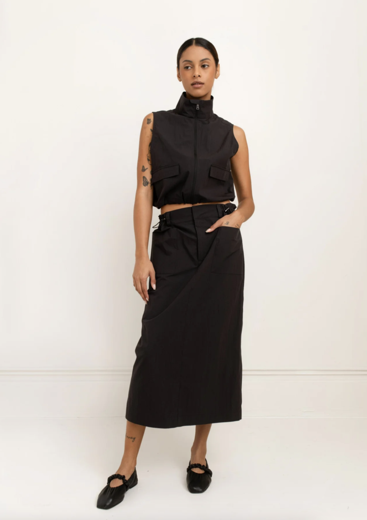 Paper Label Collette Long Skirt