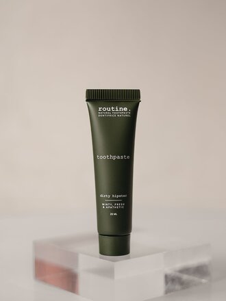 routine. Dirty Hipster 20ml Natural Toothpaste Mini routine. Dirty Hipster 20ml Natural Toothpaste Mini