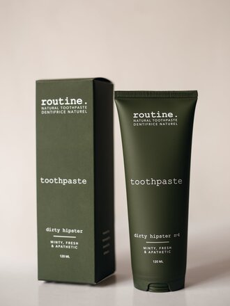 routine. Dirty Hipster 120ml Natural Toothpaste routine. Dirty Hipster 120ml Natural Toothpaste