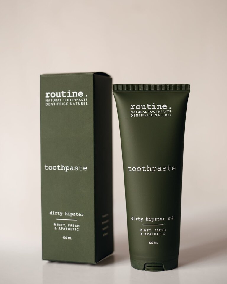 routine. Dirty Hipster 120ml Natural Toothpaste