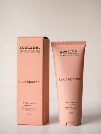 routine. Sexy Sadie 120ml Natural Toothpaste routine. Sexy Sadie 120ml Natural Toothpaste