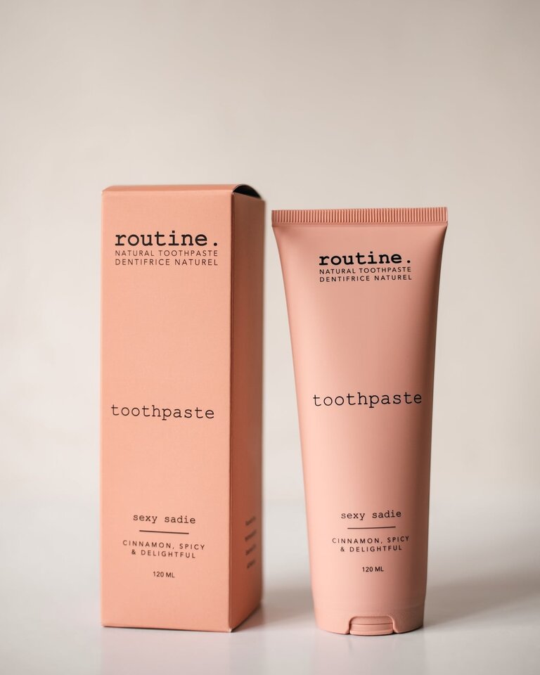 routine. Sexy Sadie 120ml Natural Toothpaste