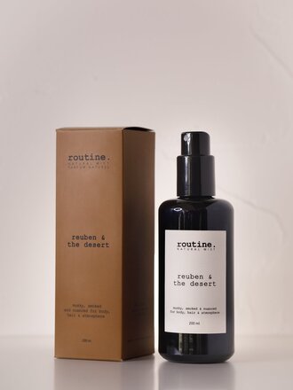 routine. Reuben & the Desert 200ml Body, Hair & Atmosphere Mist routine. Reuben & the Desert 200ml Body, Hair & Atmosphere Mist
