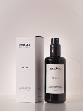 routine. So & So 200ml Body, Hair & Atmosphere Mist