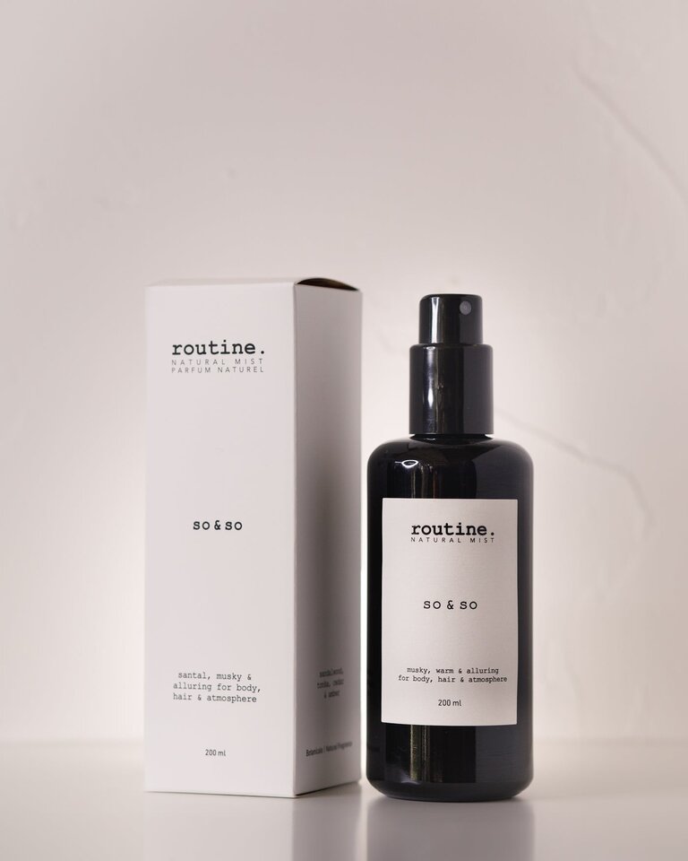 routine. So & So 200ml Body, Hair & Atmosphere Mist