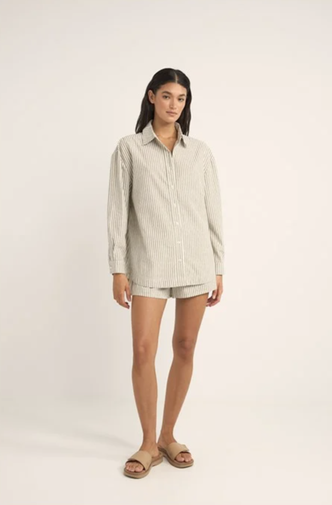 Rhythm Valley Stripe Oversized Shirt