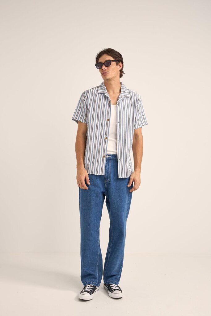Rhythm Vacation Stripe Short Sleeve Shirt