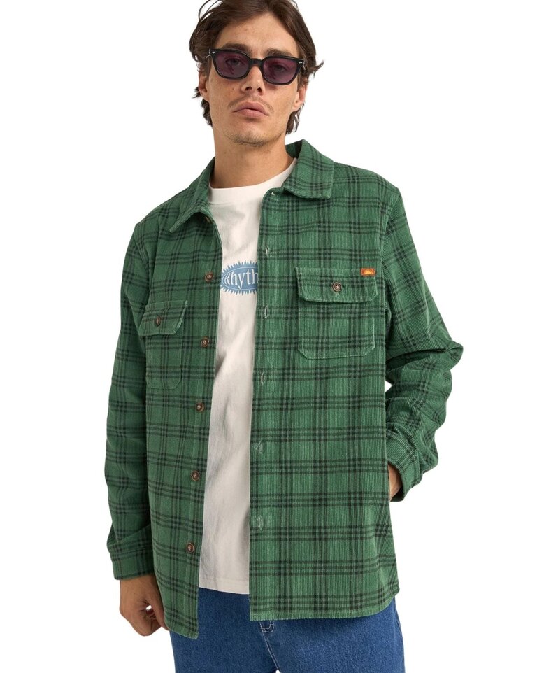 Rhythm Cord Check Overshirt