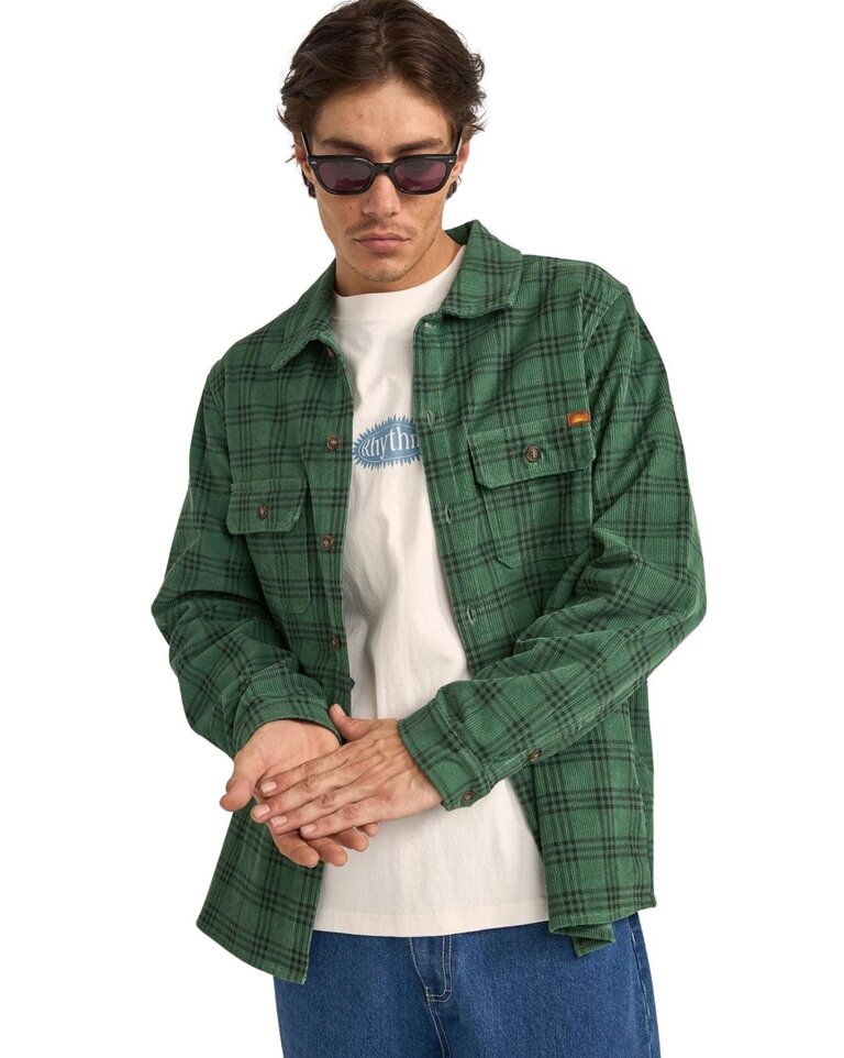 Rhythm Cord Check Overshirt