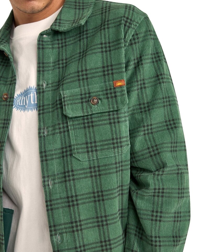 Rhythm Cord Check Overshirt