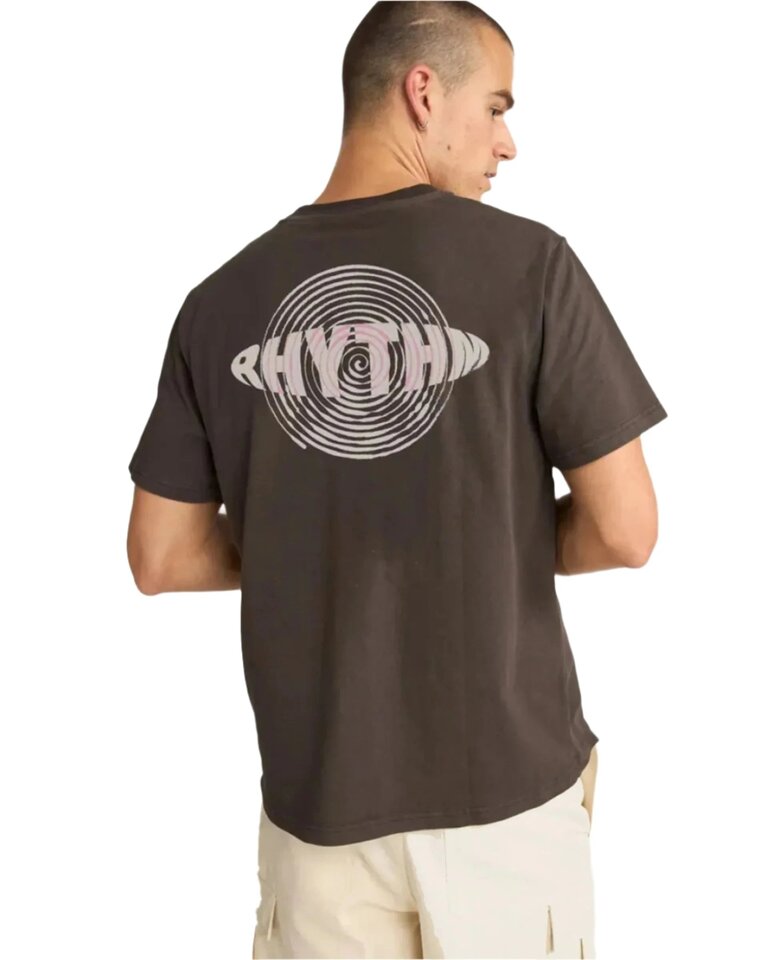 Rhythm Sound Printed Vintage Short Sleeve T-Shirt