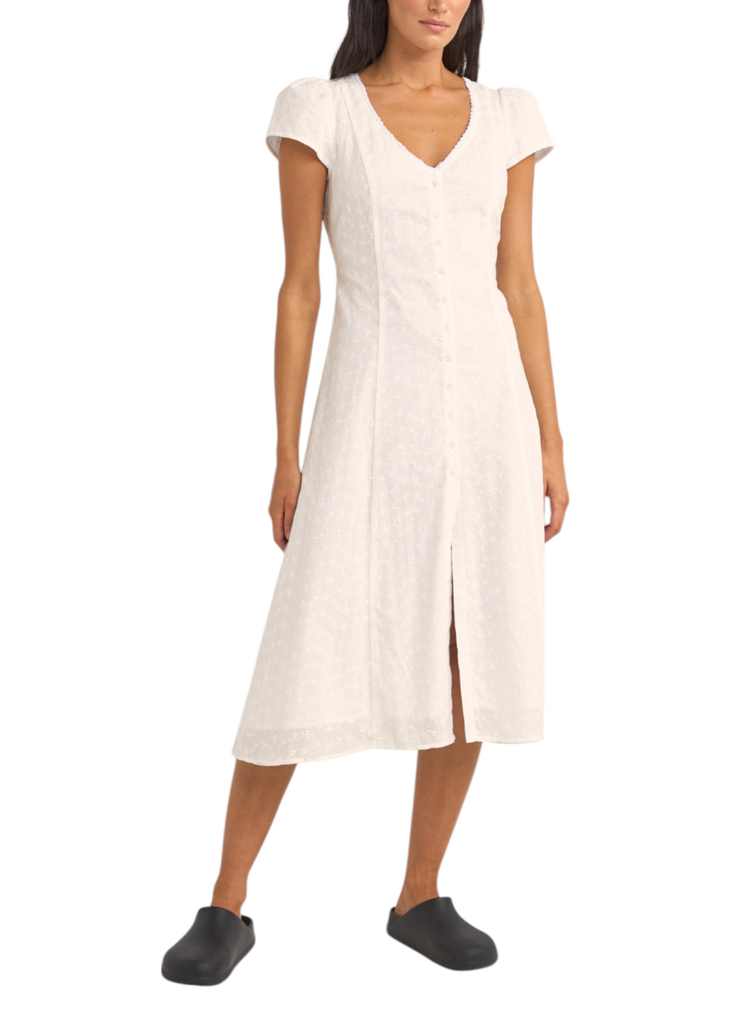 Rhythm Tallulah Cap Sleeve Midi Dress