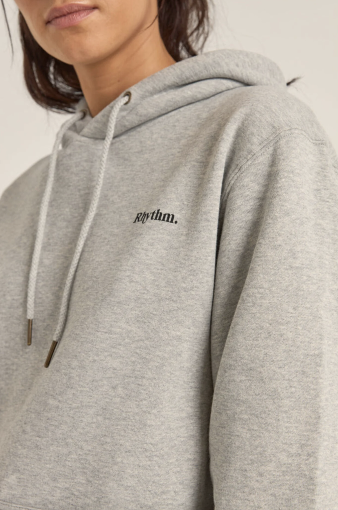 Rhythm Logo Boyfriend Fleece Hoodie