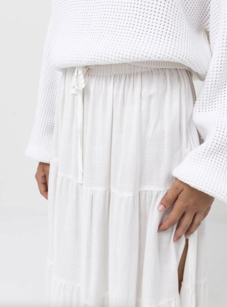 Rhythm Classic Tiered Maxi Skirt