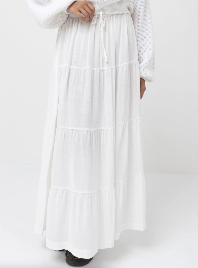 Rhythm Classic Tiered Maxi Skirt