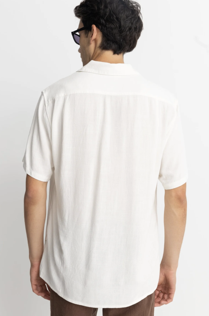 Rhythm Textured Linen Short Sleeve Shirt
