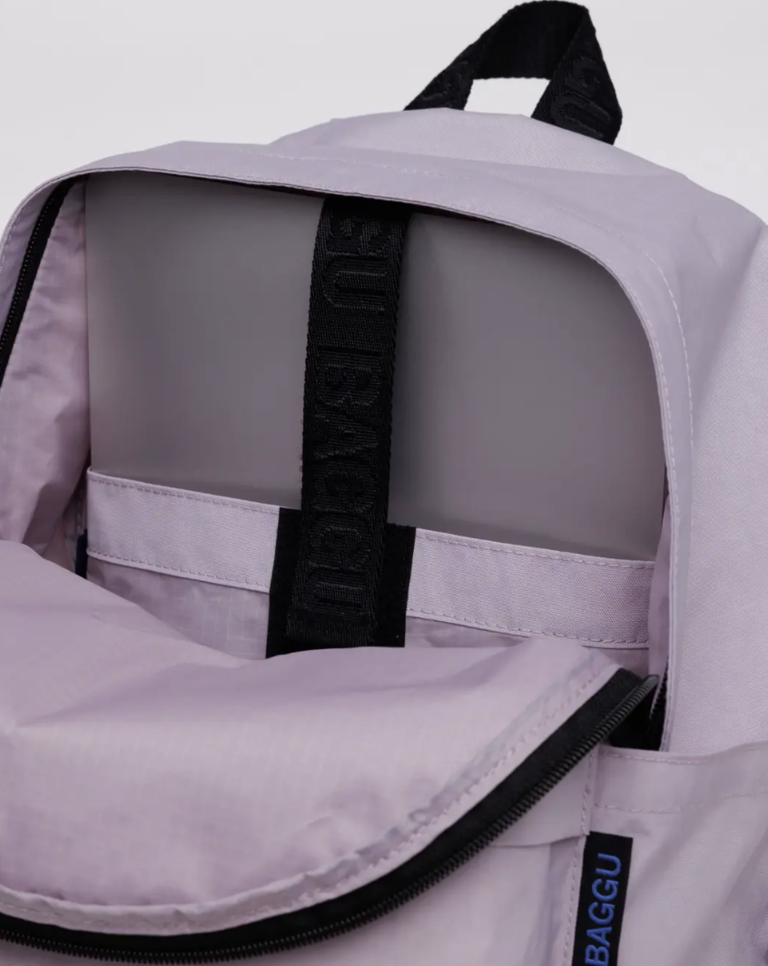 Baggu Medium Nylon Backpack - Dusty Pink