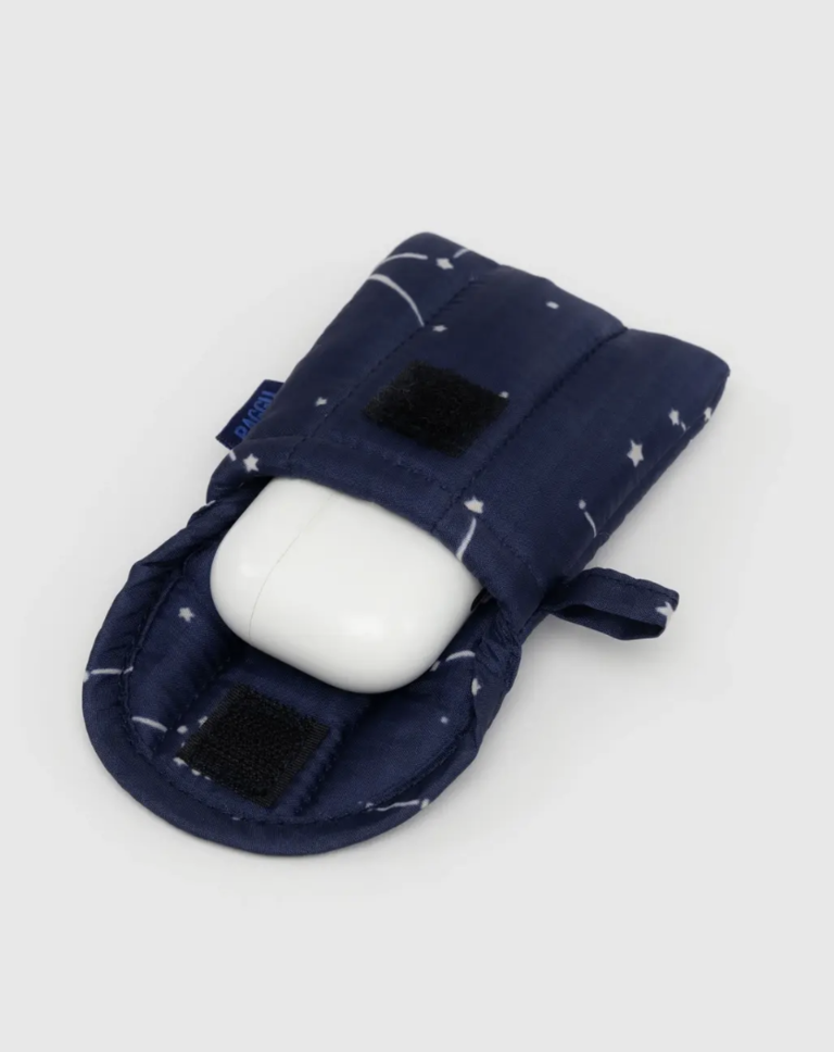 Baggu Puffy Earbuds Case - Constellation Midnight