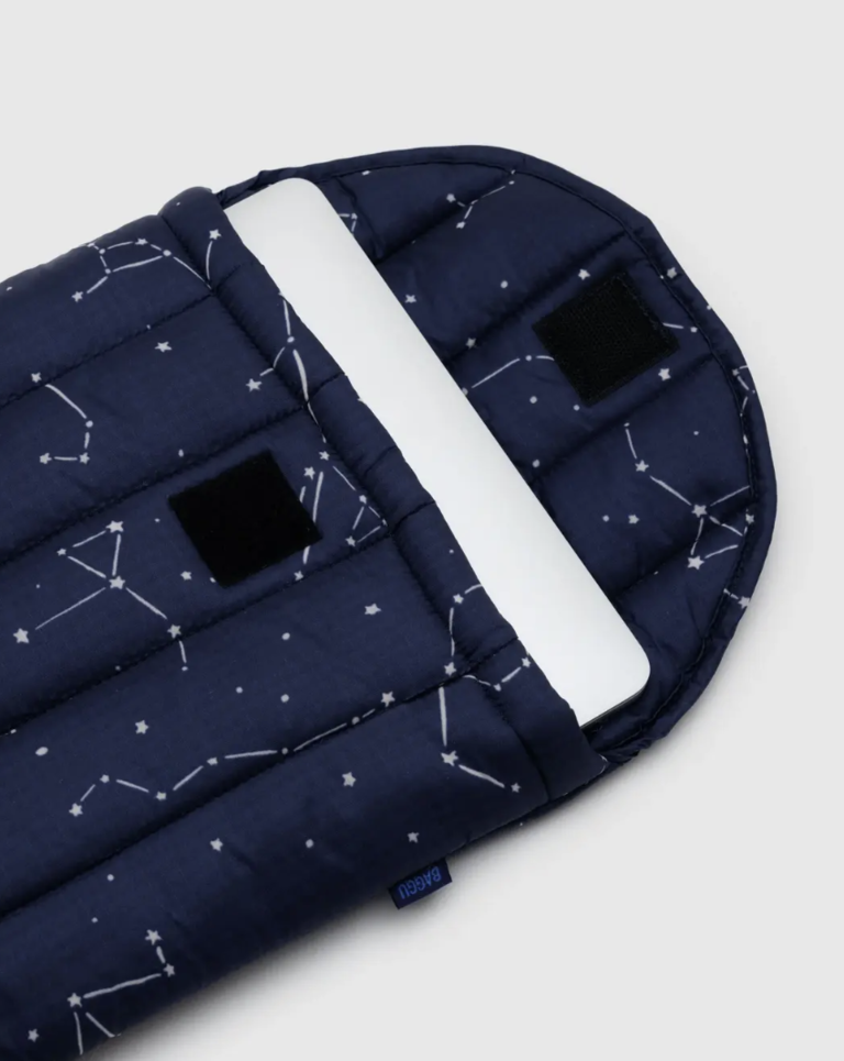 Baggu Puffy Laptop Sleeve 13"/14" - Constellation Midnight