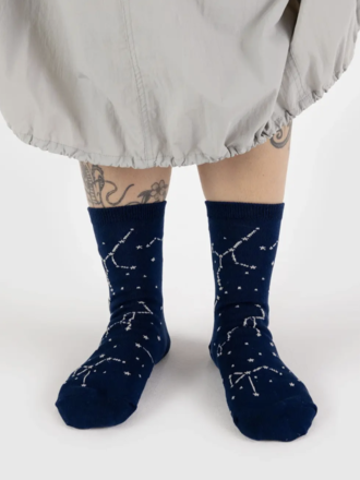Baggu Crew Sock - Constellation Midnight Baggu Crew Sock - Constellation Midnight