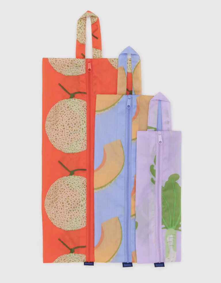 Baggu 3D Zip Set - Japanese Produce
