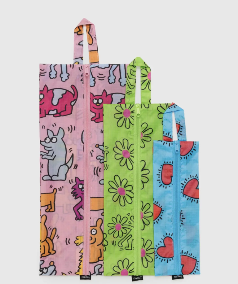 Baggu 3D Zip Set - Keith Haring