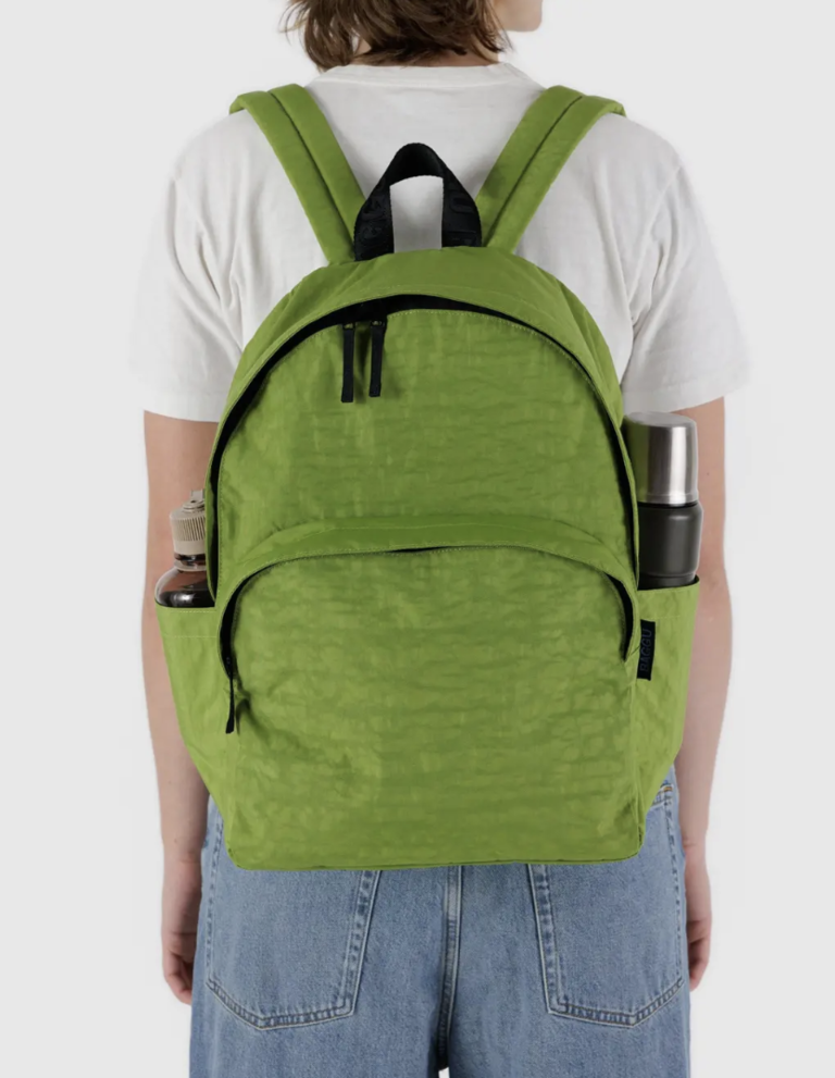 Baggu Large Nylon Backpack - Seaweed