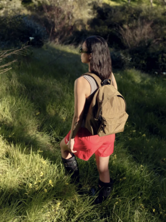 Baggu Medium Nylon Backpack - Cocoa