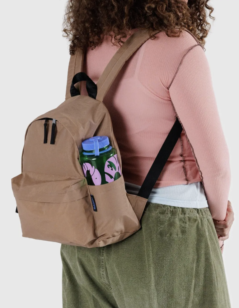 Baggu Medium Nylon Backpack - Cocoa