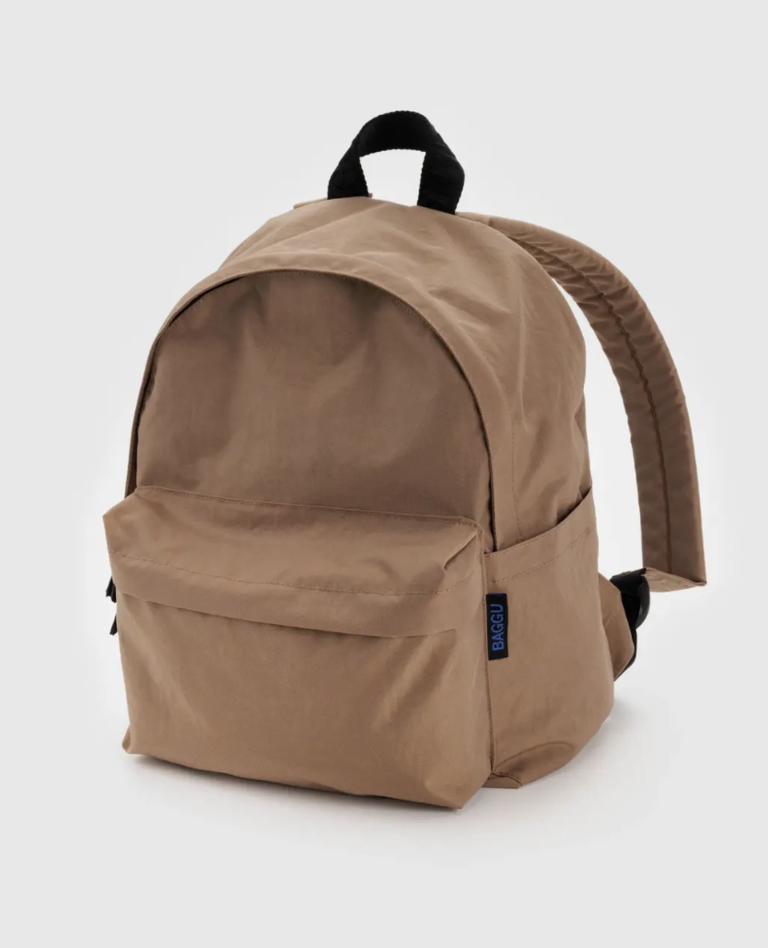 Baggu Medium Nylon Backpack - Cocoa