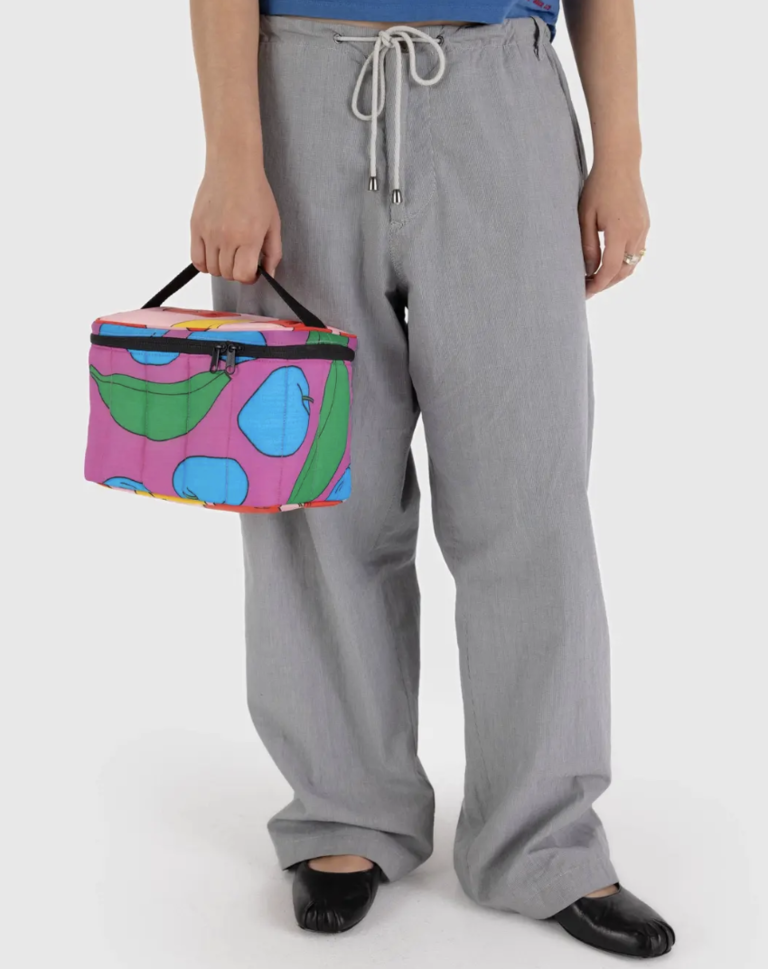 Baggu Puffy Lunch Bag - Apples & Bananas Mix