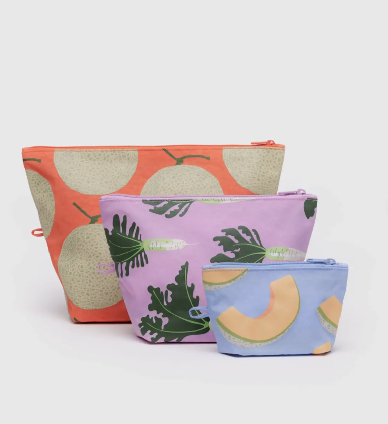 Baggu Go Pouch Set - Japanese Produce