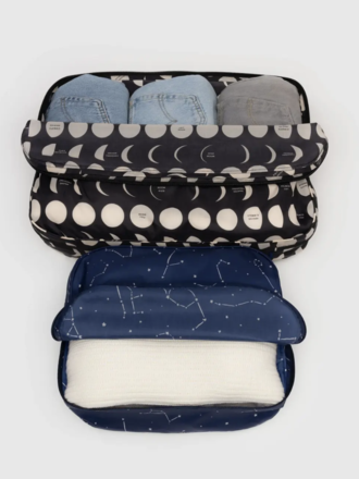 Baggu Large Packing Cube Set - Night Sky Baggu Large Packing Cube Set - Night Sky