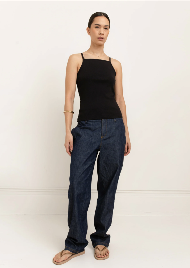 Paper Label Tessa Square Neck Tank