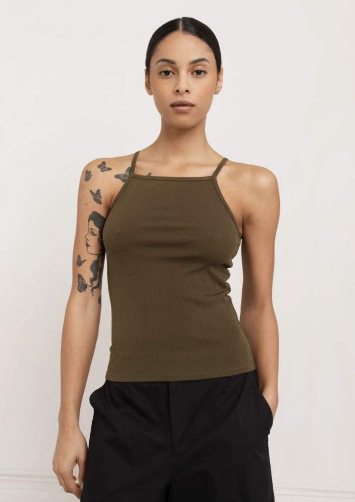 Paper Label Tessa Square Neck Tank