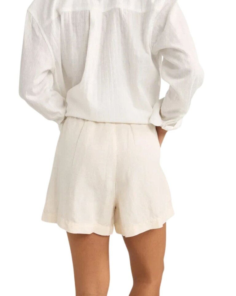 Rhythm Mini Linen Elasticated Short