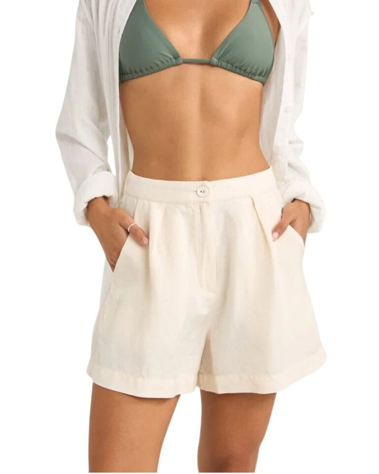 Rhythm Mini Linen Elasticated Short