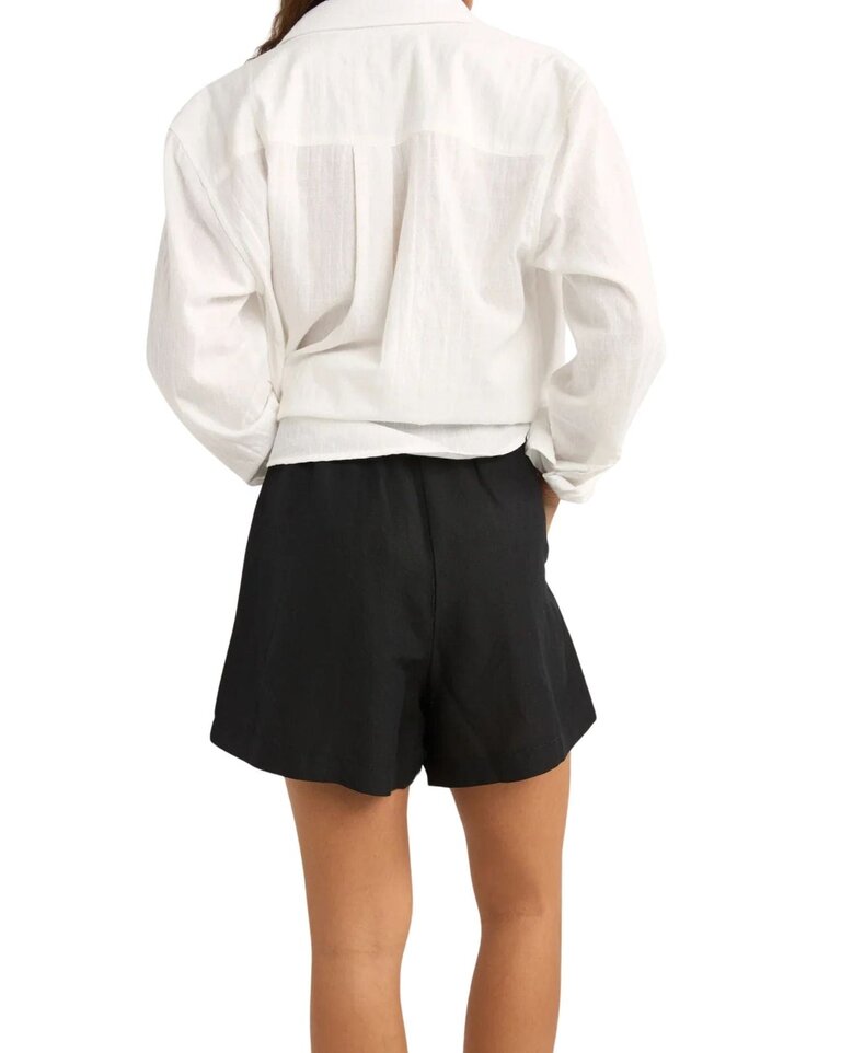 Rhythm Mini Linen Elasticated Short