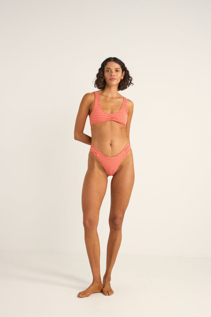 Rhythm Lola Check Soft Side Holiday Pant