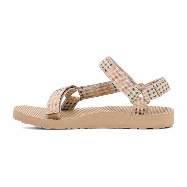 Teva Original Universal - Modern Check Taupe
