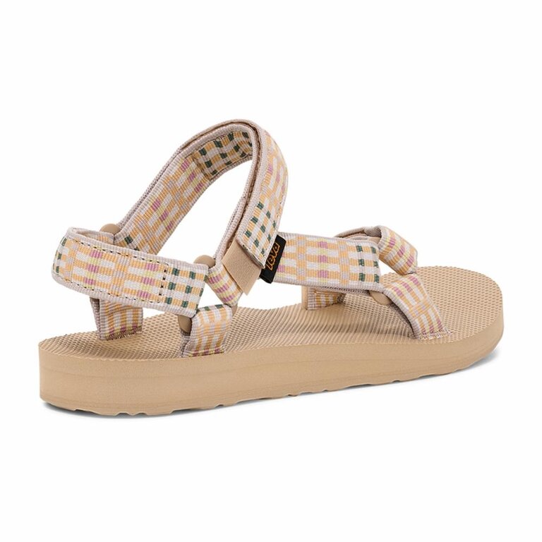 Teva Original Universal - Modern Check Taupe