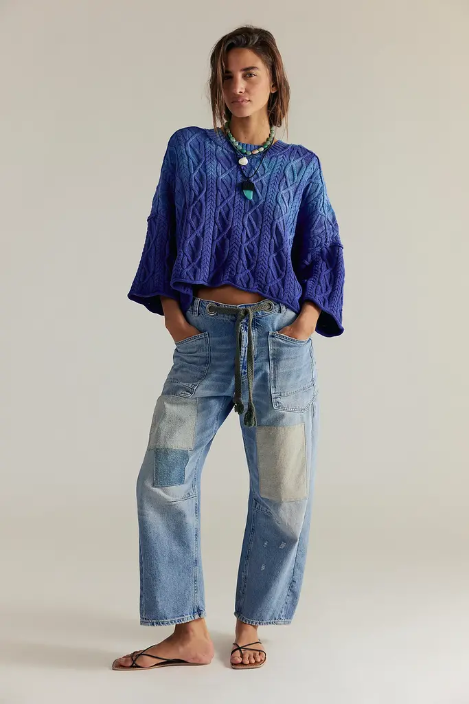 Free People Moxie Low Slung Pull-On Barrel