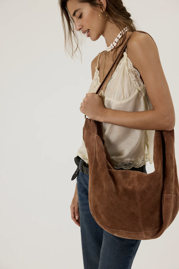 Free People Roma Suede Tote
