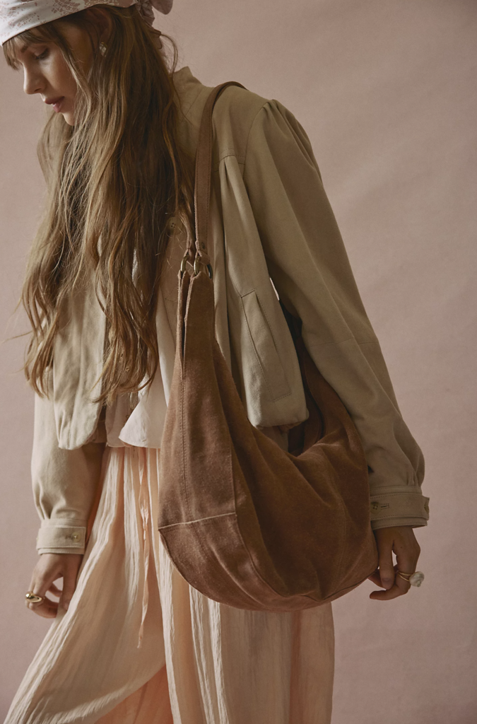 Free People Roma Suede Tote