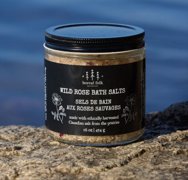 Boreal Folk Wild Rose Bath Salts
