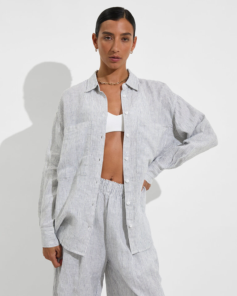 Left On Friday Getaway Button Down