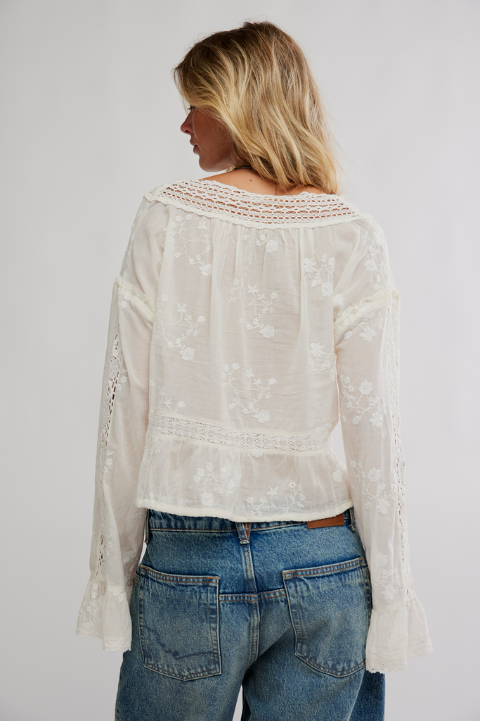 Free People Sweet Love Blouse