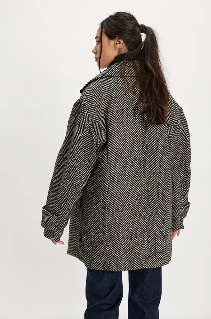 Free People Ari Wool Peacoat