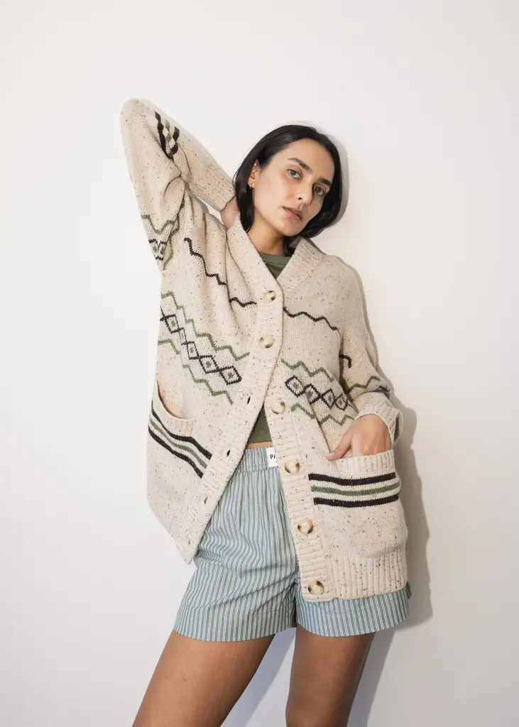 Paper Label Adrien Cardigan